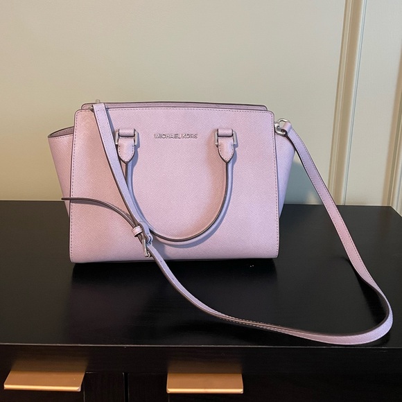 Michael Kors • Lilac Selma Saffiano Leather Spring / Summer Satchel